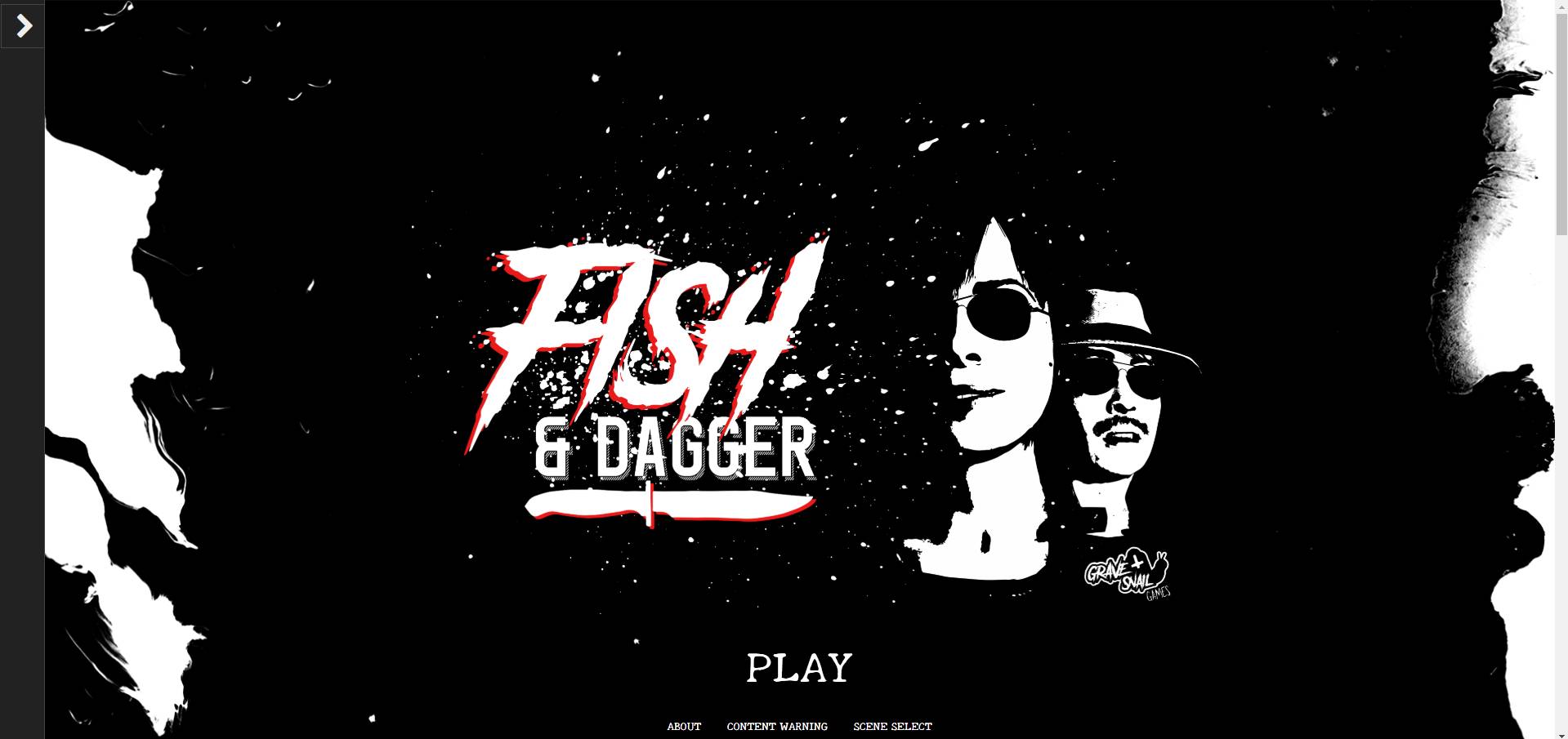 Fish and Dagger homepage 