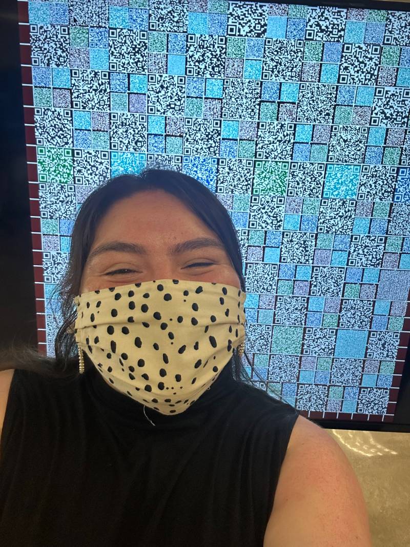 kasside and QR quilt