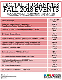 Fall 2018 Events