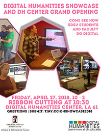 Digital Humanities Showcase and DH Center Grand Opening